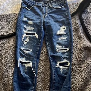 american eagle size 8 womens jeans